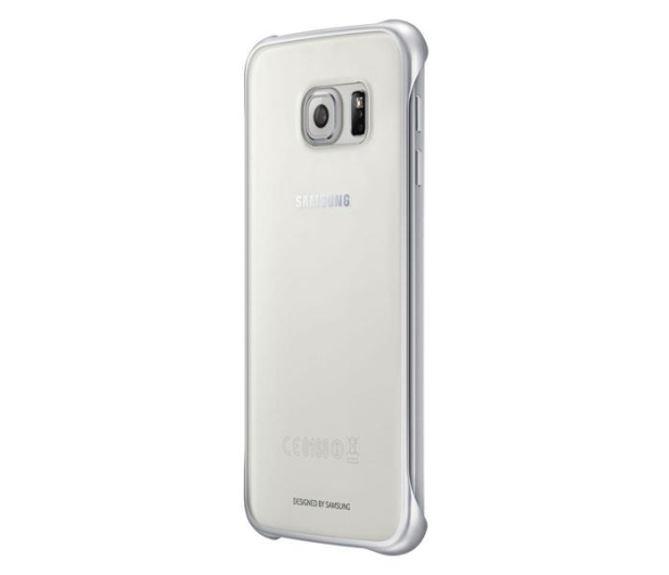 Etui ClearCover do Samsung Galaxy S6 Srebrne - 229383 - zdjęcie 4